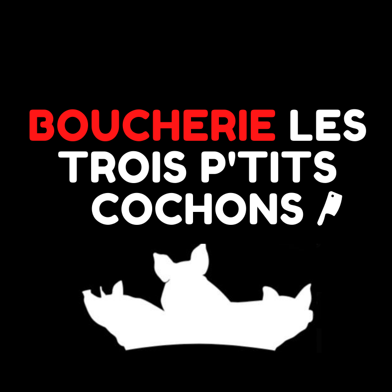 Logo Boucherie Les Trois P'tits Cochons