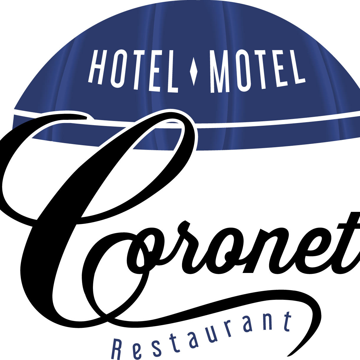 Logo Hotel Motel Coronet Restaurant Sacré-Coeur