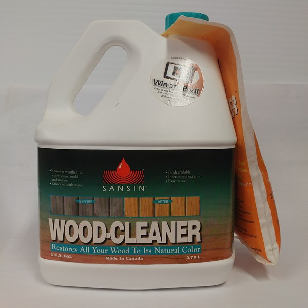 Wood-Cleaner – Sansin Format : 3,78 L. Fiche technique Fiche signalétique