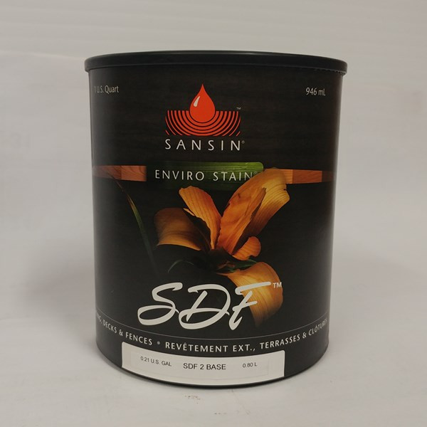 SDF – Sansin Format : 946 ml et 3,78 L. Fiche technique Fiche signalétique Disponible en plus de 80 couleurs