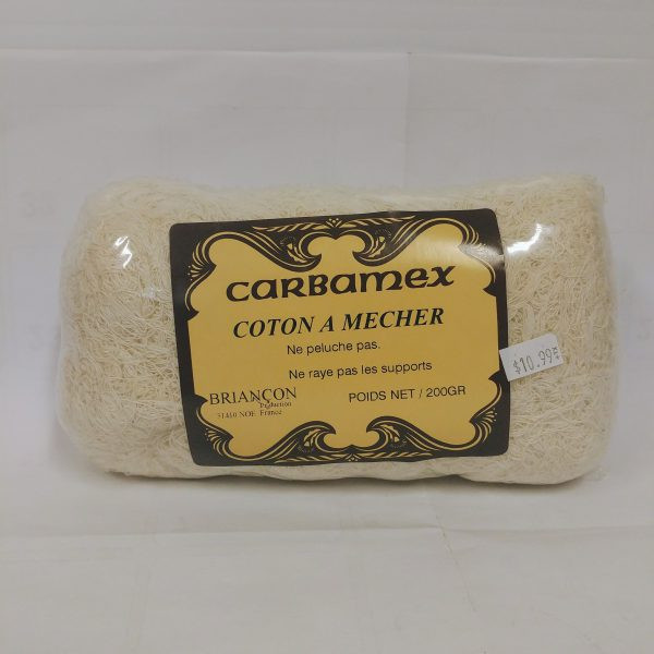 Coton à mecher carbamex – Briançon Format : 200 g.