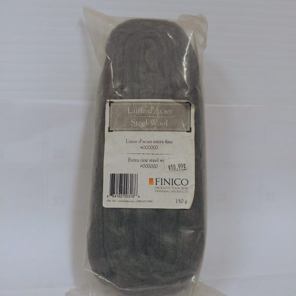 Laine d’acier #000000 – Finico Format : 150 g.