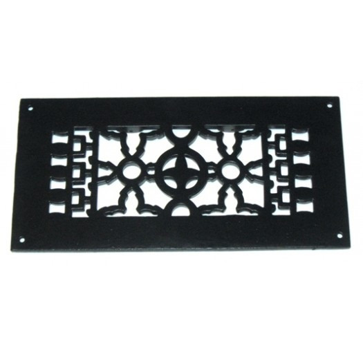 Grille à plancher en fonte 12″ x 4″