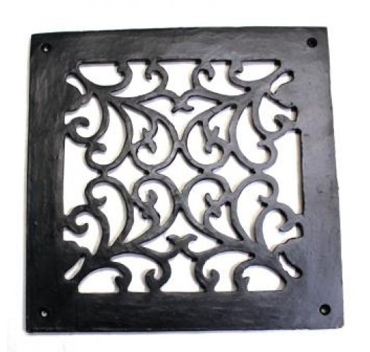 Grille du registre en fonte 8″x8″